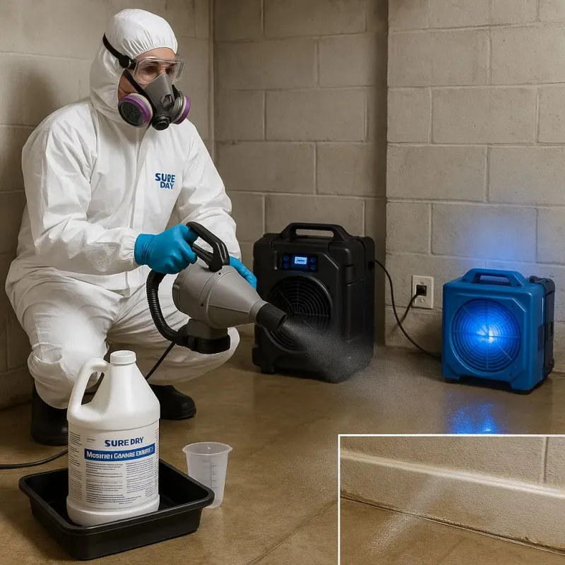 Sanitization and Odor Removal process in Honeoye Falls, NY
