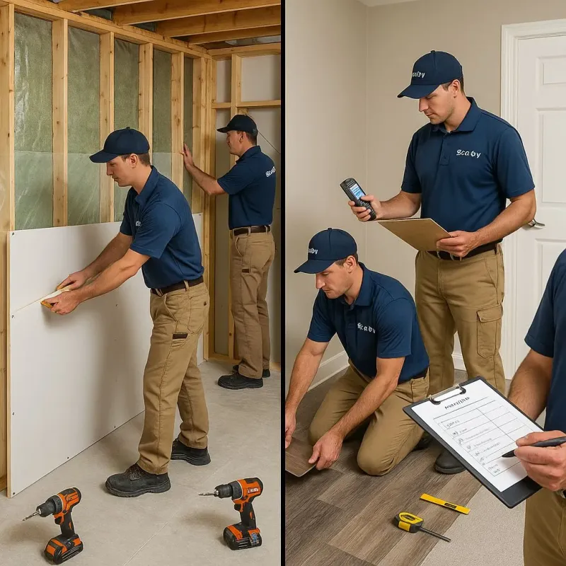 Repairs and Reconstruction process in Honeoye Falls, NY